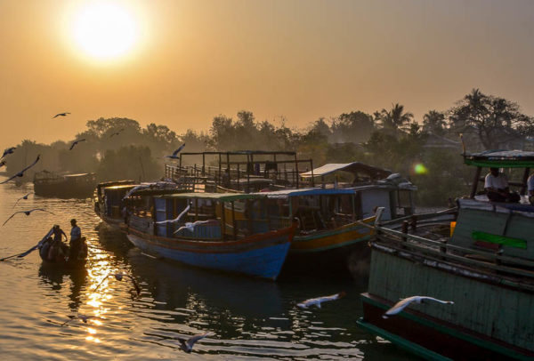 Boat from Sittwe to Mrauk U
